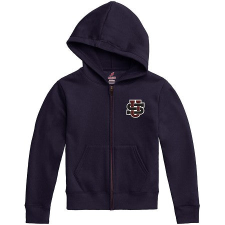 Youth Essential Full Zip Navy L2- F26