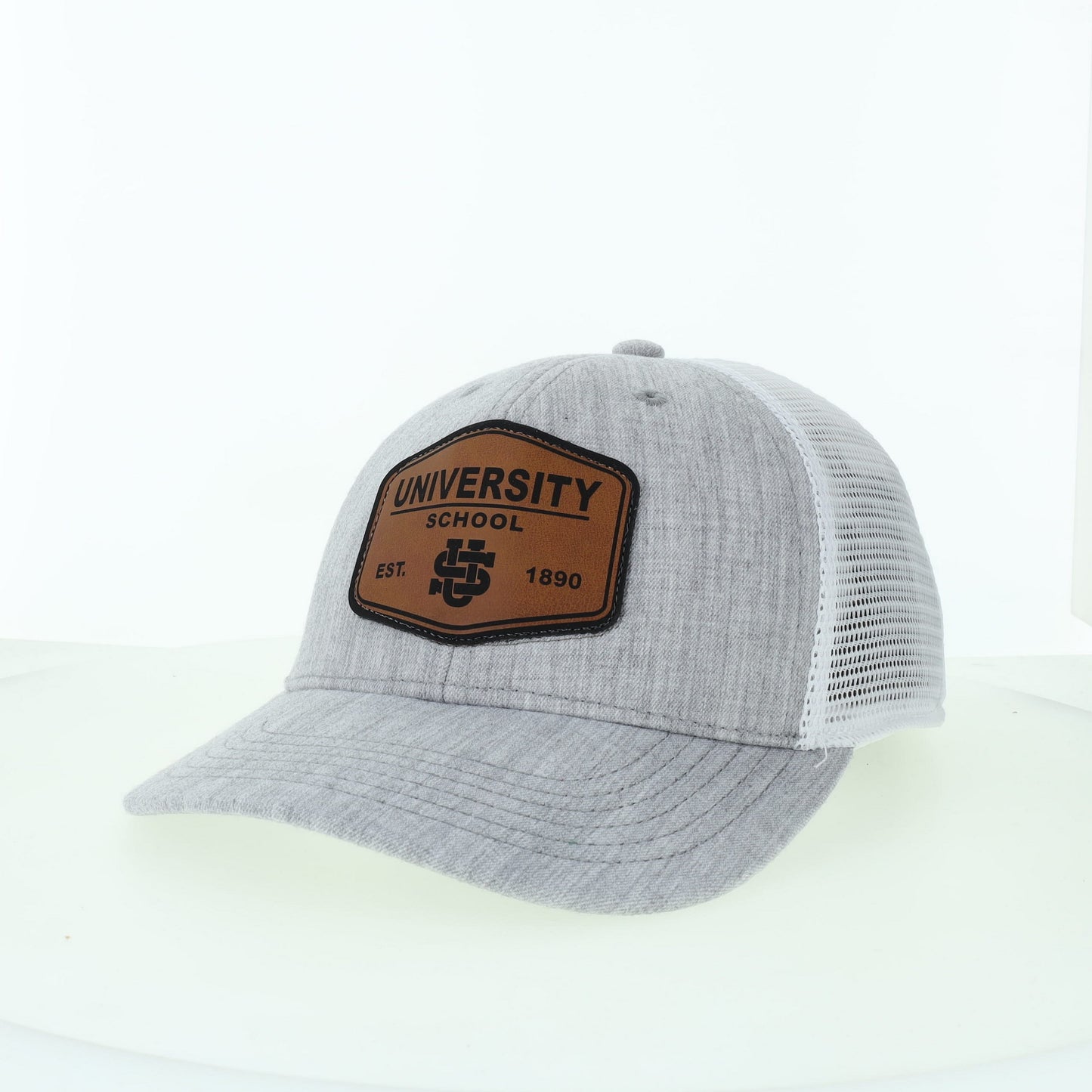 Youth Trucker Hat with Leather Patch