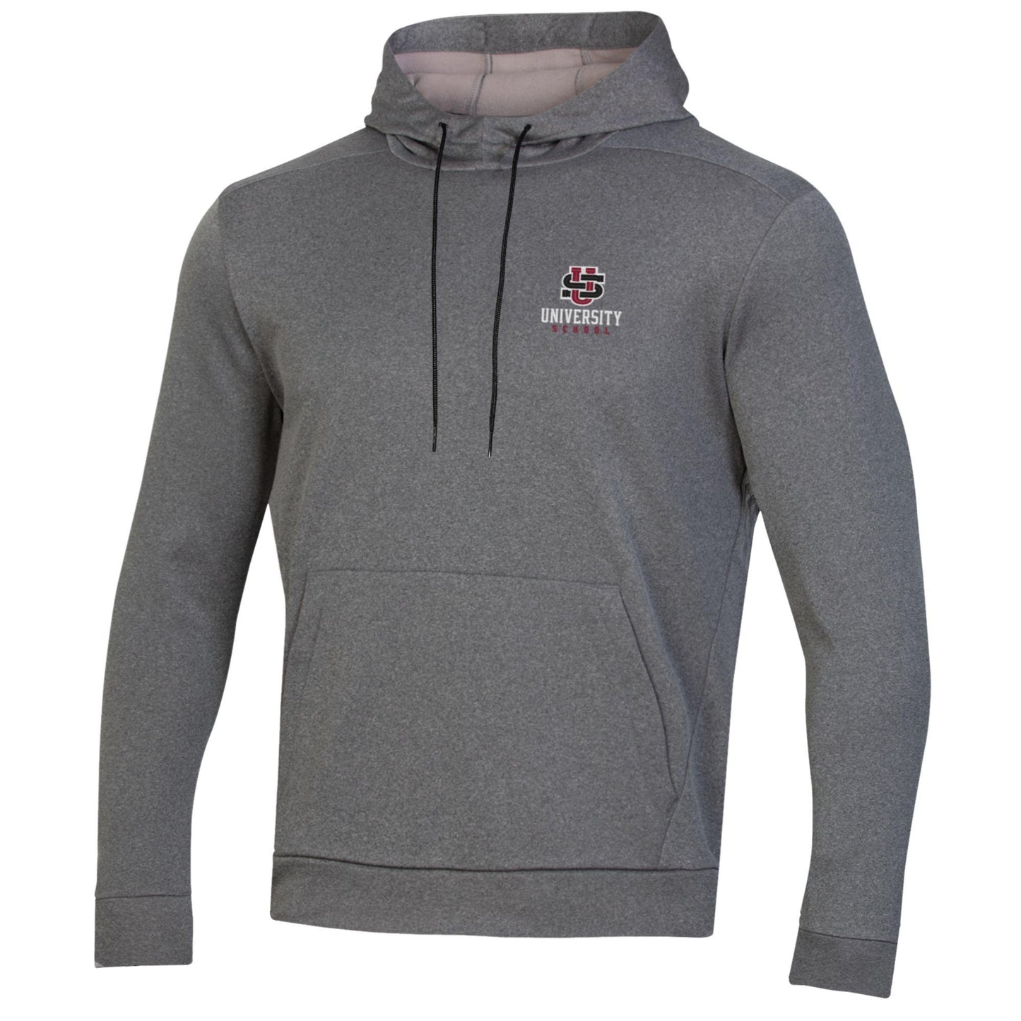 UA Adult Performance Hoodie w/ Embroidery - Grey