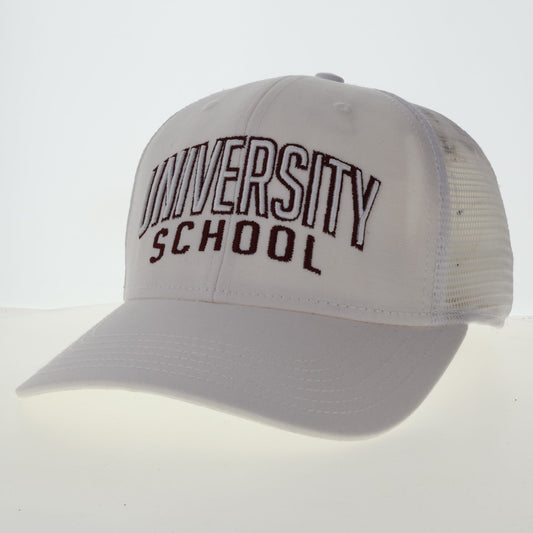 L2 White MPS Trucker Hat Words