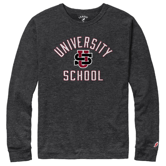 Adult Long Sleeve Tee by L2 Varsity Slate