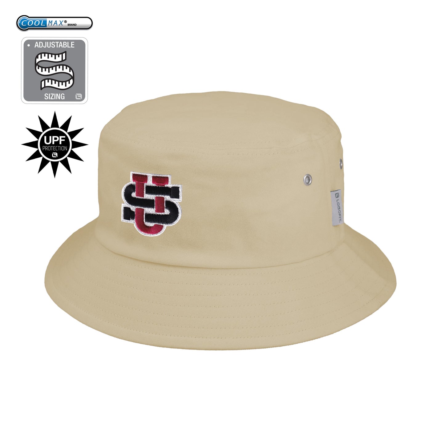 Adult Washed Cotton Bucket Hat Logo