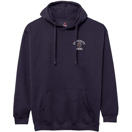 Adult Essential Hoodie Embroidery Navy L2- F26
