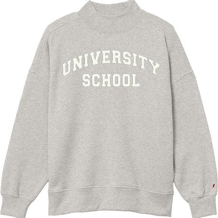 Women's Diana Mock Neck Grey L2- F26