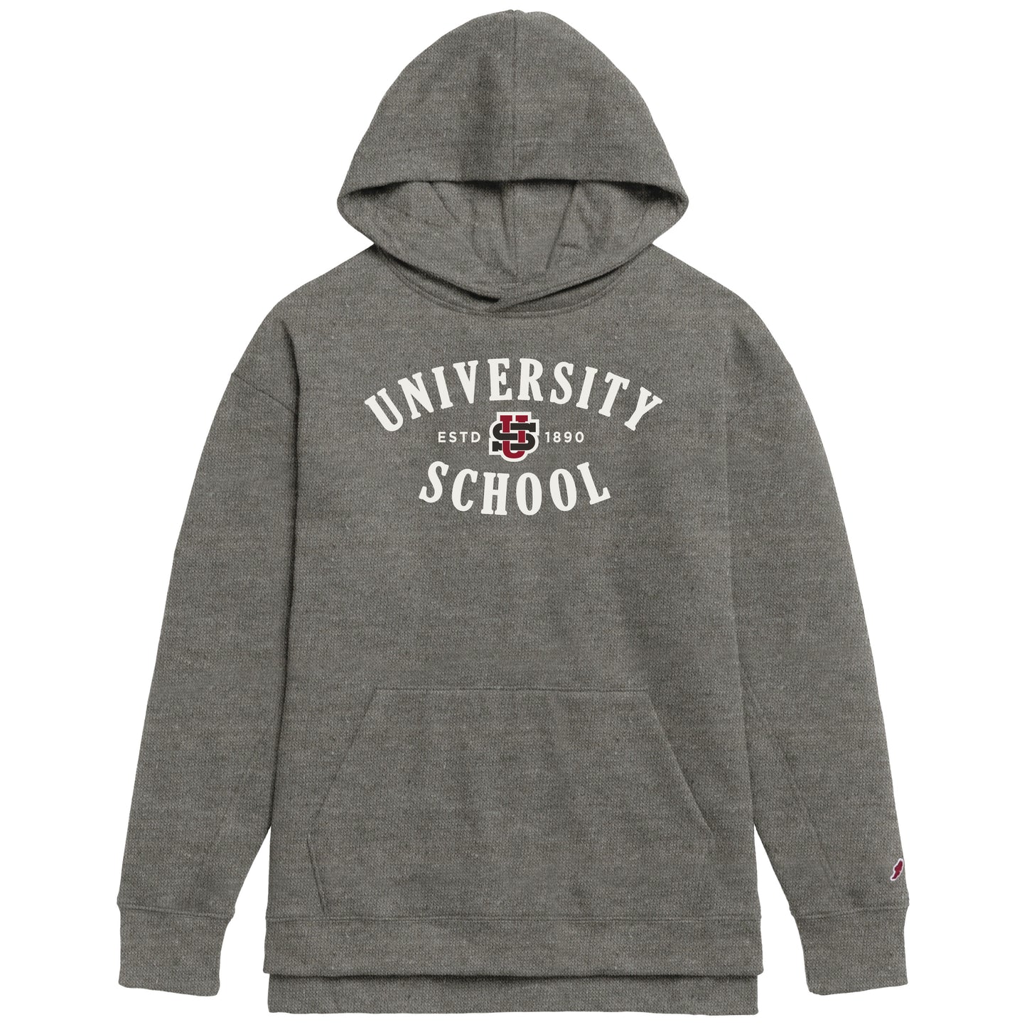 Women's Hooded Sweatshirt with T-Shirt Applique