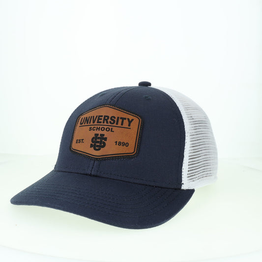 Youth Trucker Hat with Leather Patch