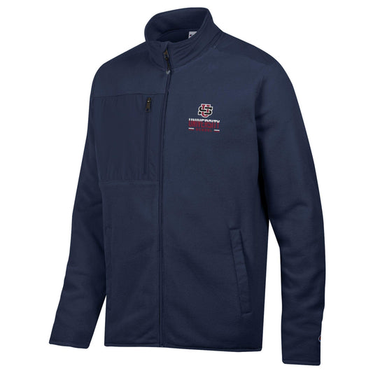 Men's Full Zip Jacket With Embroidery