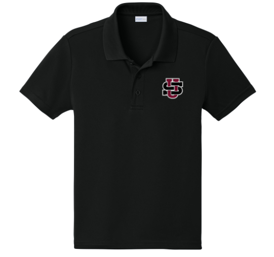 Youth Polo with Embroidered Logo (XS & Small)- Black or Navy F26