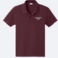 Youth Polo with Embroidered Words  (Small)- Black, Navy, & Maroon F26