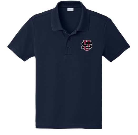 Youth Polo with Embroidered Logo (XS & Small)- Black or Navy F26