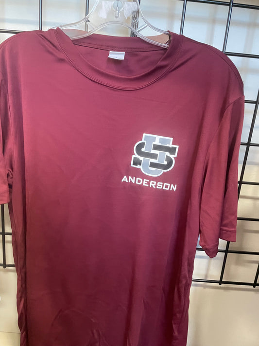 Performance House Tee - Anderson / Maroon