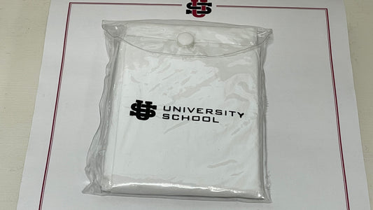 Disposable Solid White Poncho